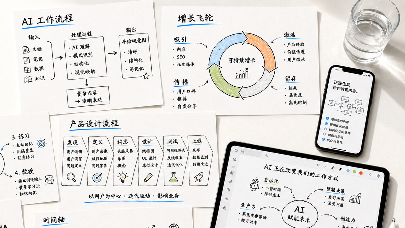 Sketchion 中文产品界面展示图。